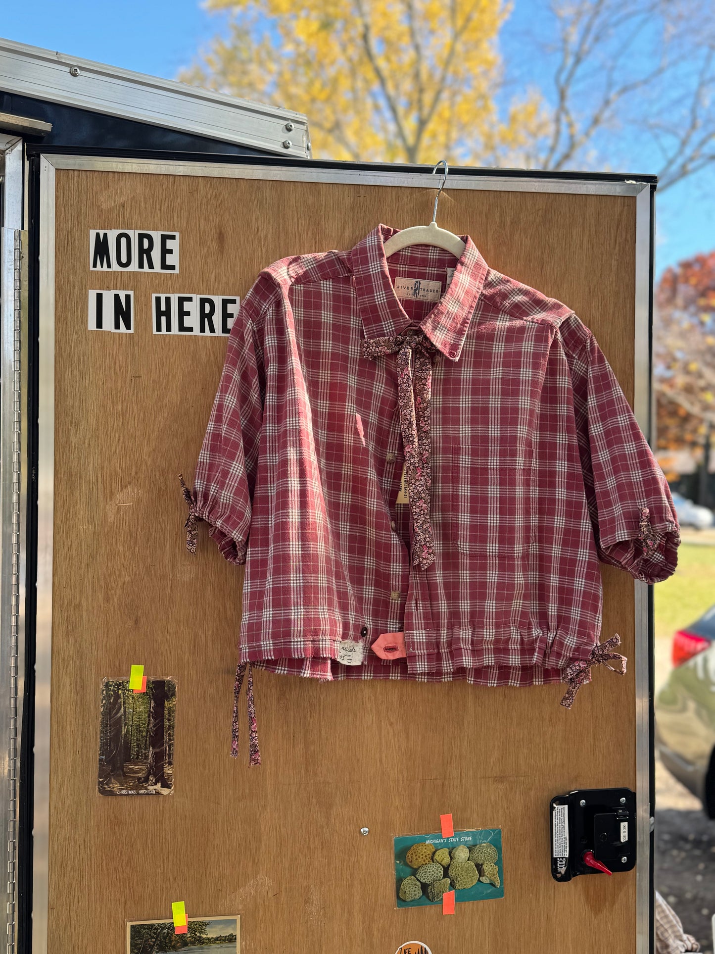 Upcycled button down