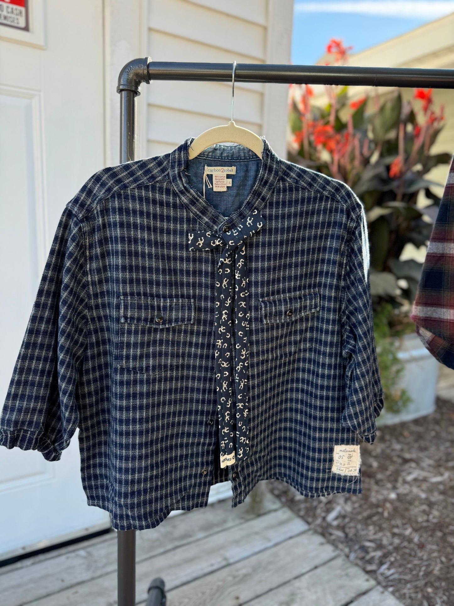 Upcycled button down