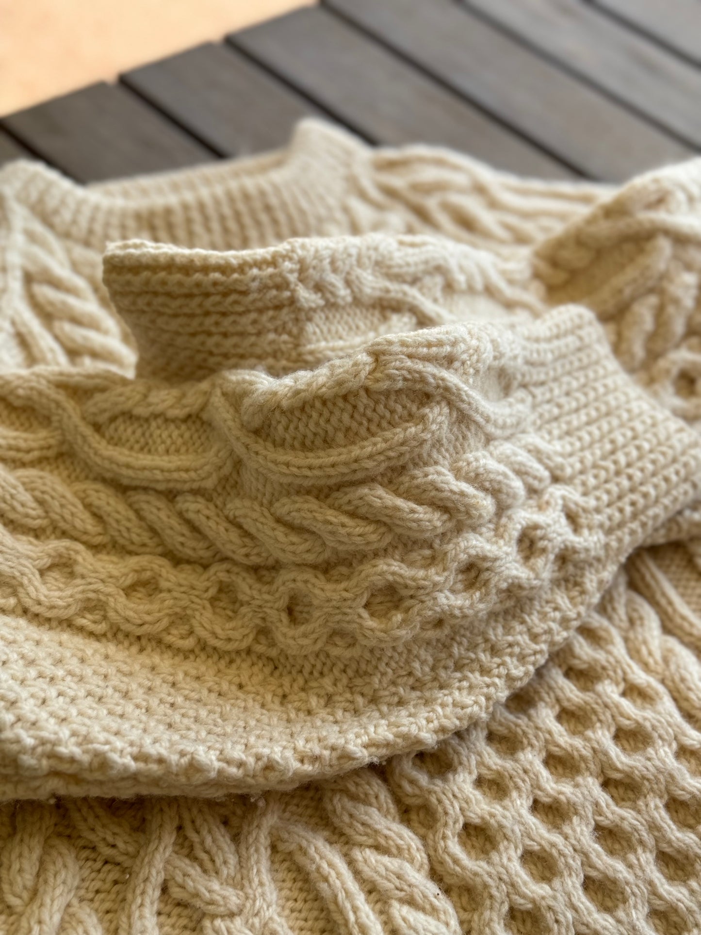 Irish wool sweater