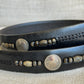 Western leather belt